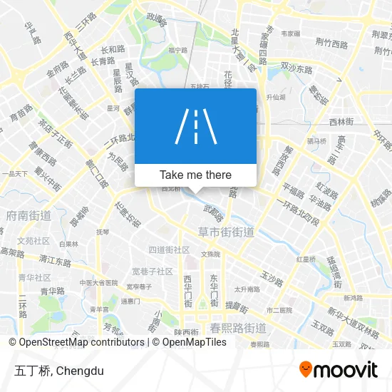 五丁桥 map