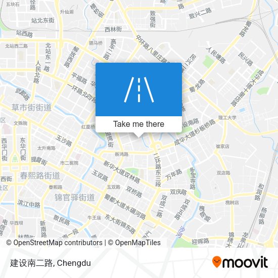 建设南二路 map