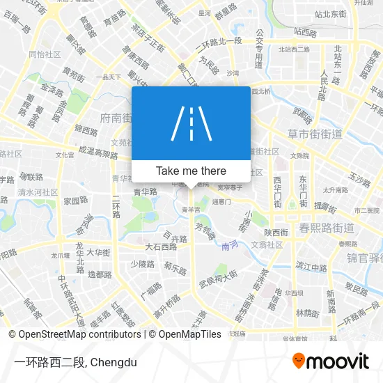 一环路西二段 map