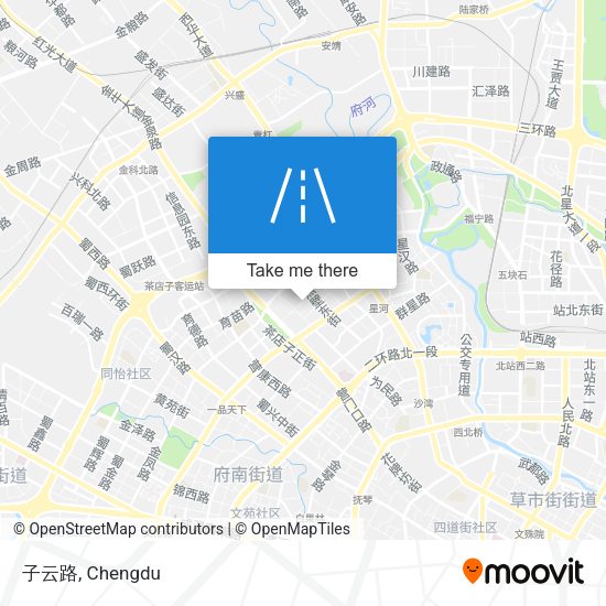 子云路 map