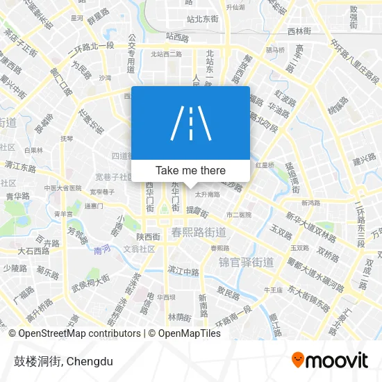 鼓楼洞街 map