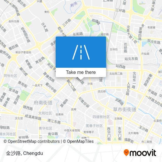 金沙路 map