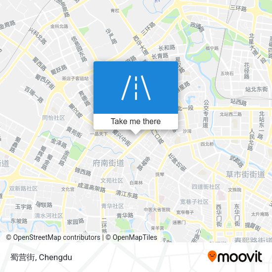 蜀营街 map