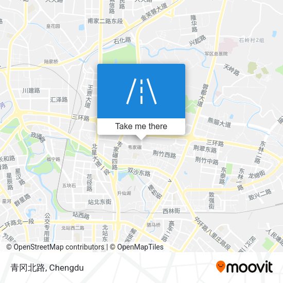 青冈北路 map