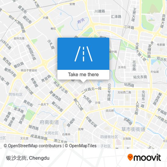 银沙北街 map