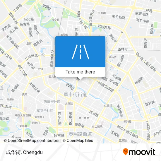 成华街 map
