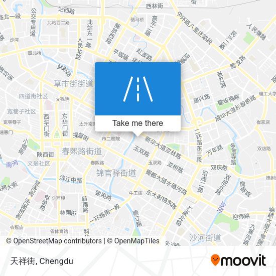 天祥街 map