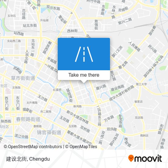 建设北街 map