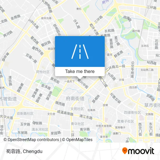 蜀蓉路 map