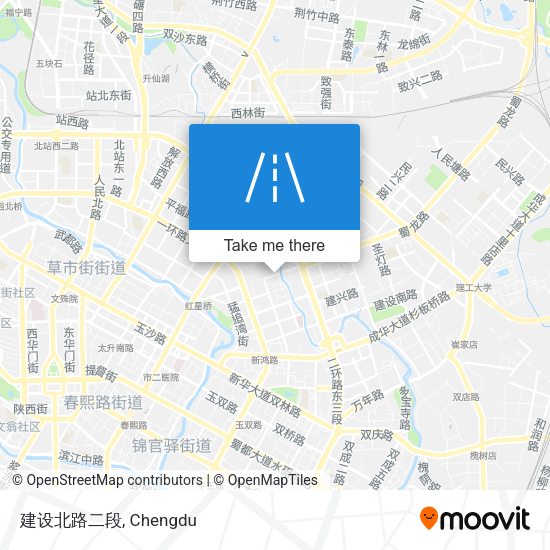 建设北路二段 map