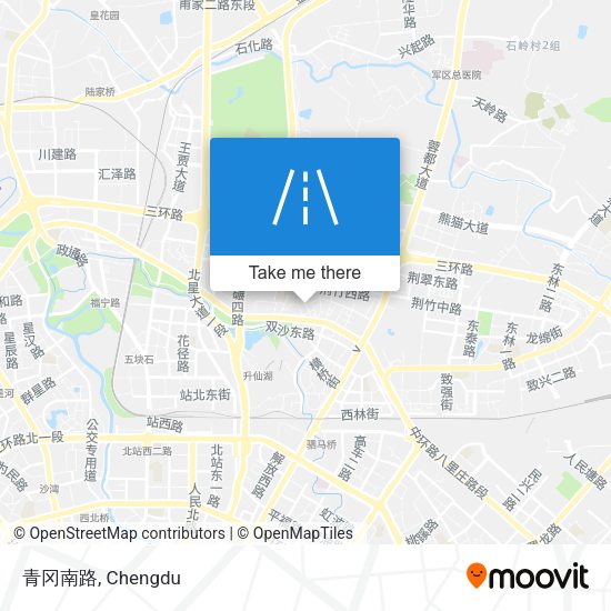 青冈南路 map