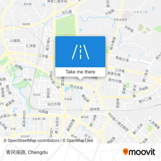 青冈南路 map