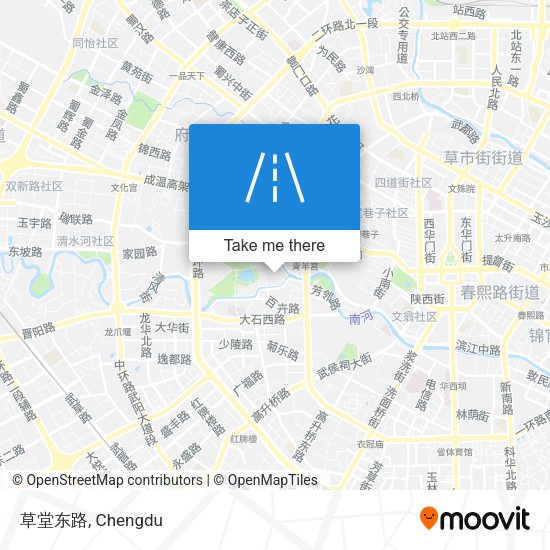 草堂东路 map