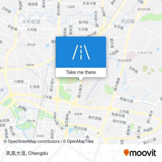凤凰大道 map