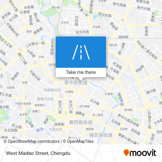 West Madao Street map