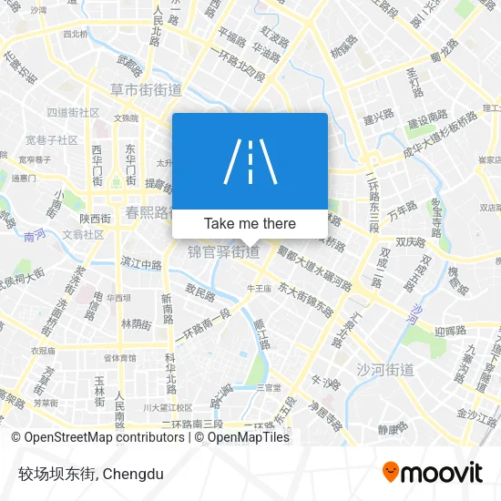 较场坝东街 map