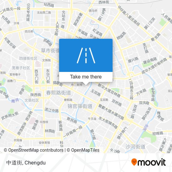 中道街 map