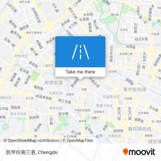 抚琴街南三巷 map