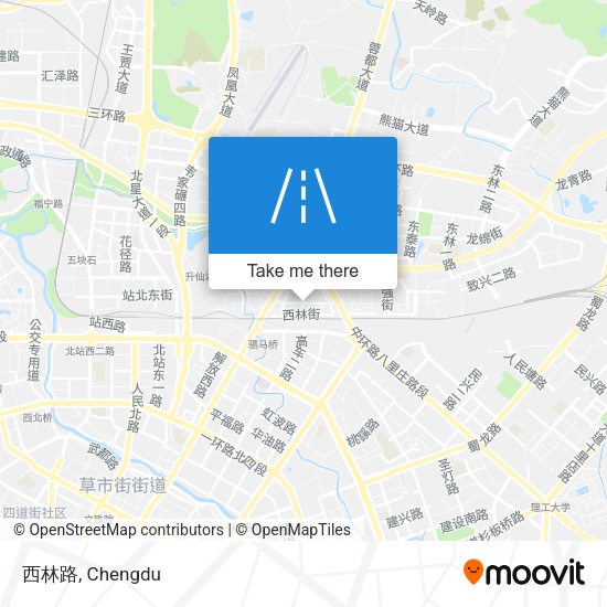 西林路 map