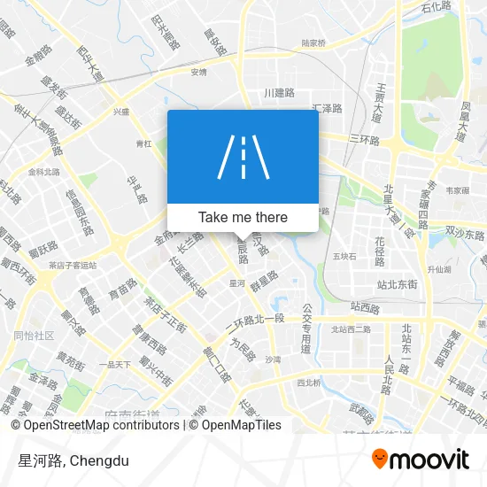 星河路 map