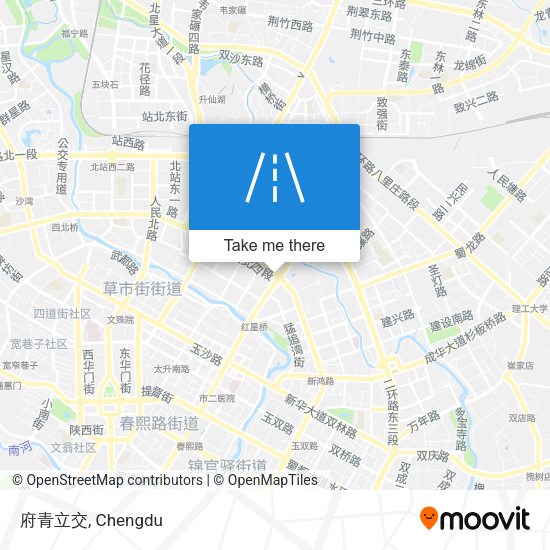 府青立交 map