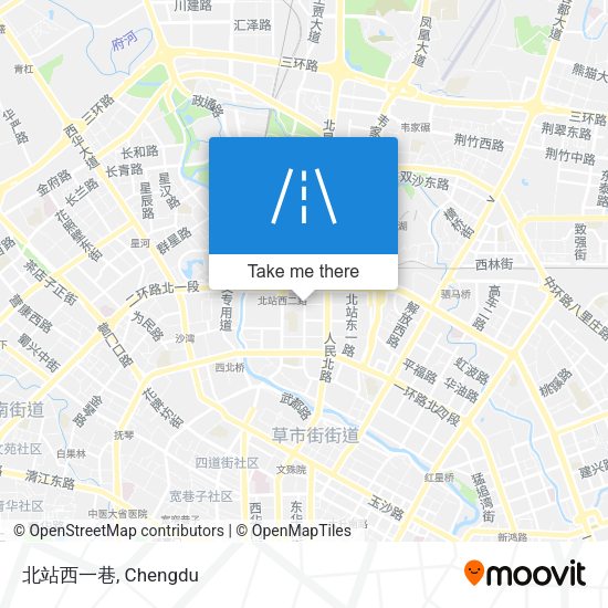 北站西一巷 map