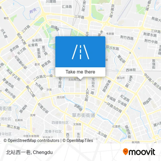 北站西一巷 map