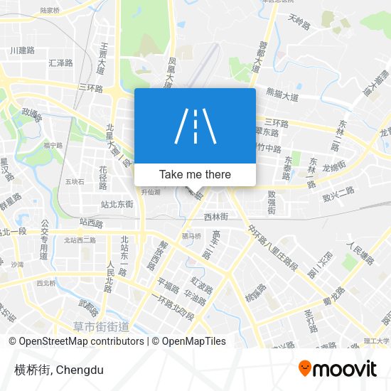 横桥街 map