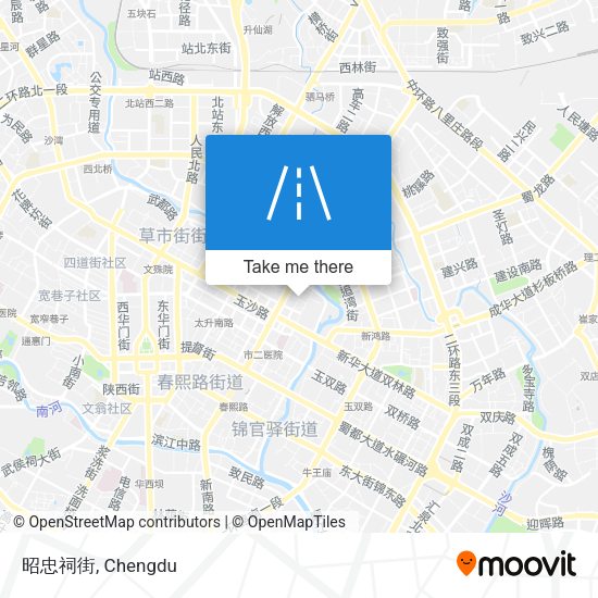 昭忠祠街 map