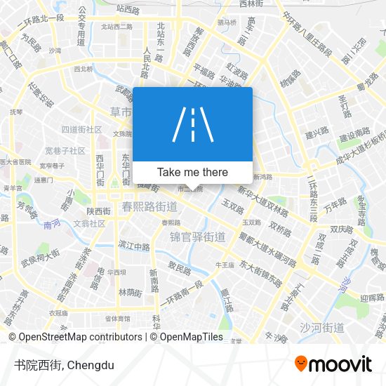 书院西街 map