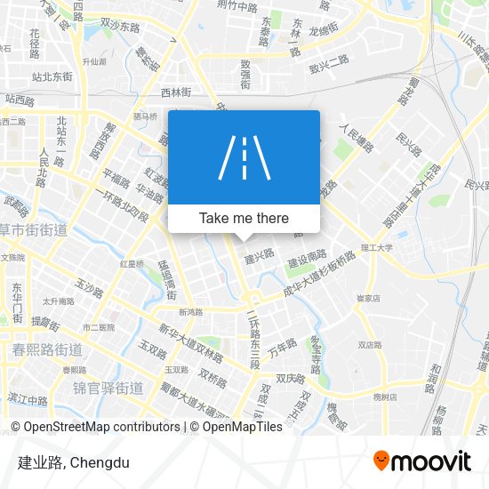 建业路 map