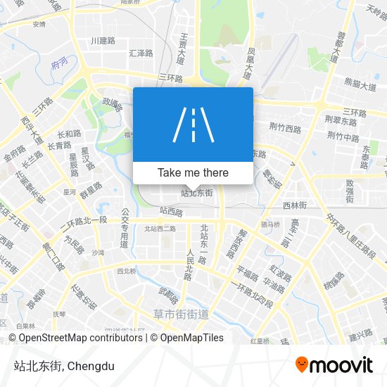 站北东街 map
