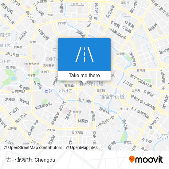 古卧龙桥街 map
