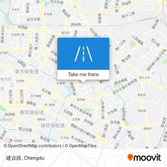 建设路 map