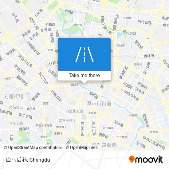 白马后巷 map