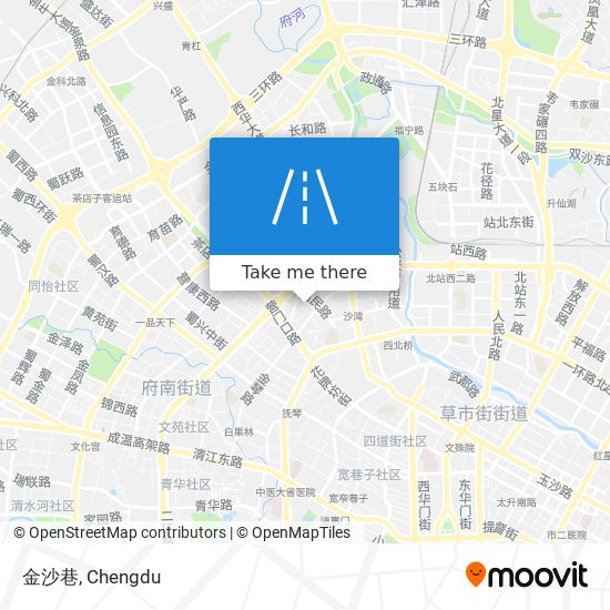 金沙巷 map