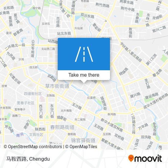 马鞍西路 map