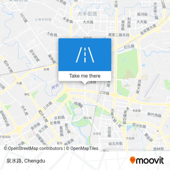 泉水路 map