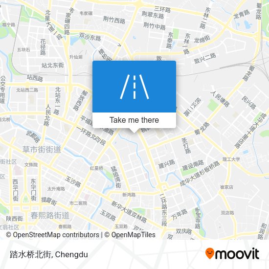 踏水桥北街 map