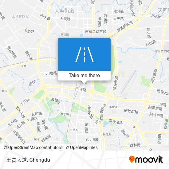 王贾大道 map
