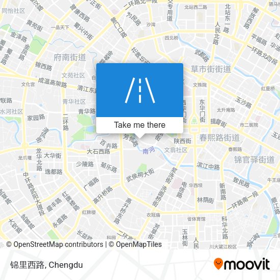 锦里西路 map