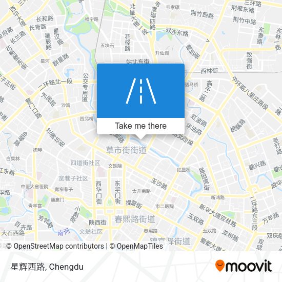 星辉西路 map
