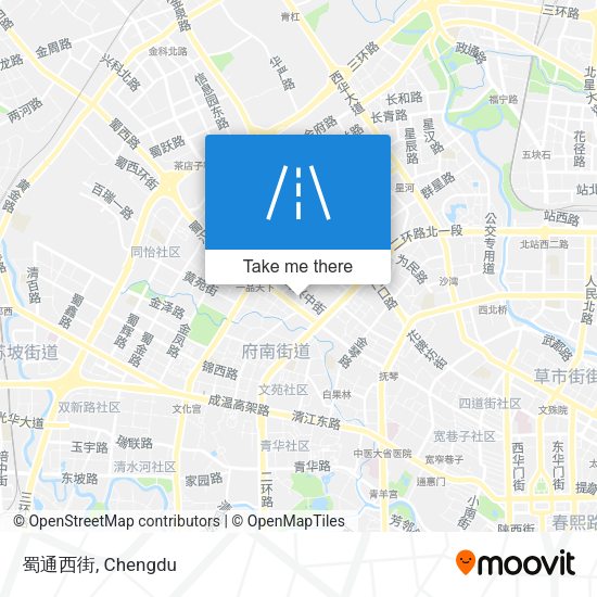 蜀通西街 map