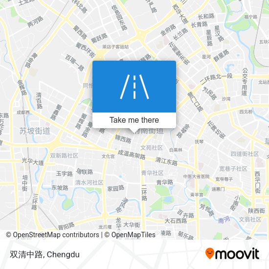 双清中路 map