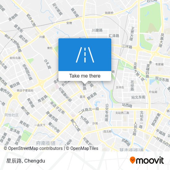 星辰路 map