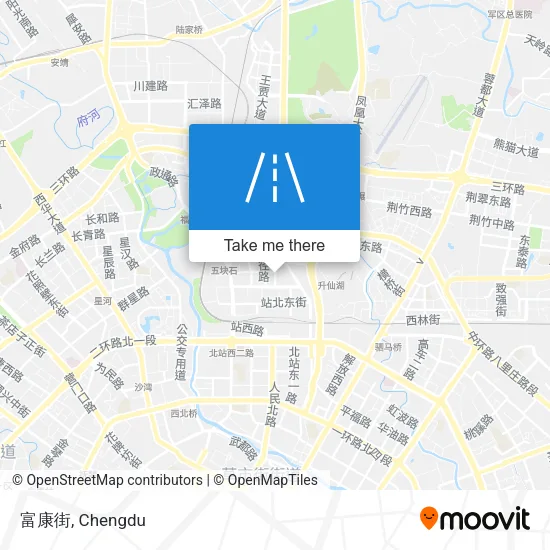 富康街 map