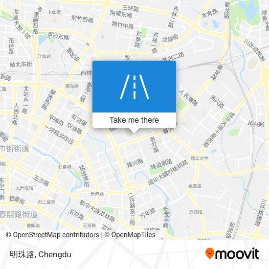 明珠路 map