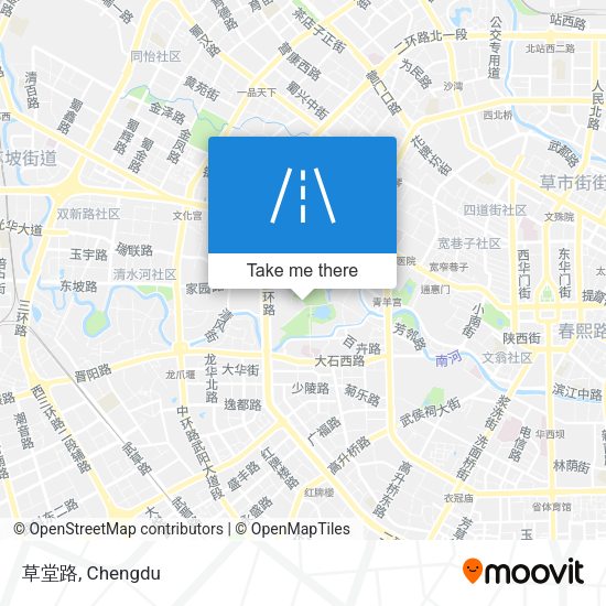 草堂路 map