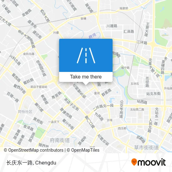 长庆东一路 map