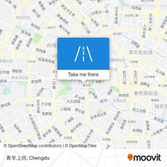 青羊上街 map